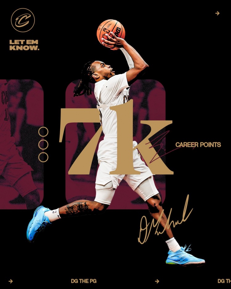 未來(lái)可期！加蘭騎士生涯得分達到7000分 隊史第11位！